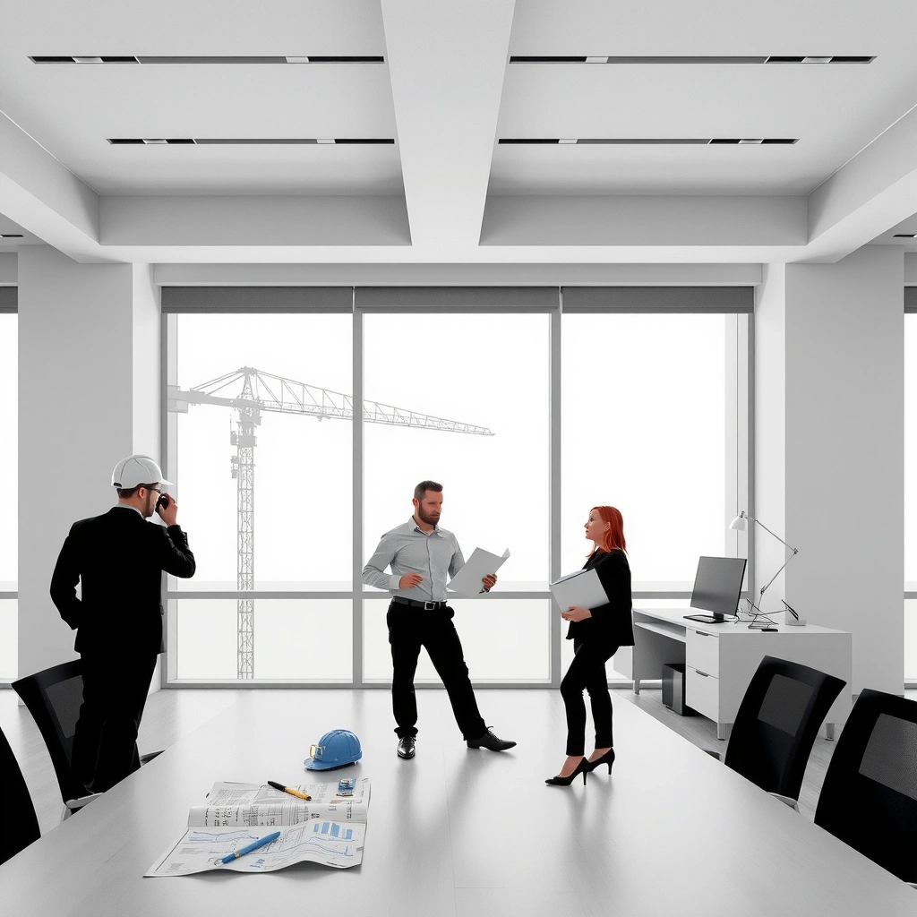 Construction planning background